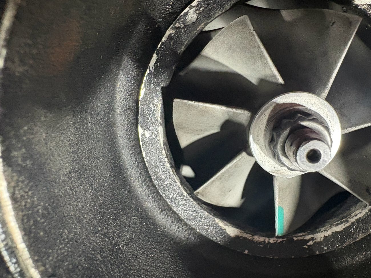 58mm compressor wheel in a 60mm housing with an oversized gap